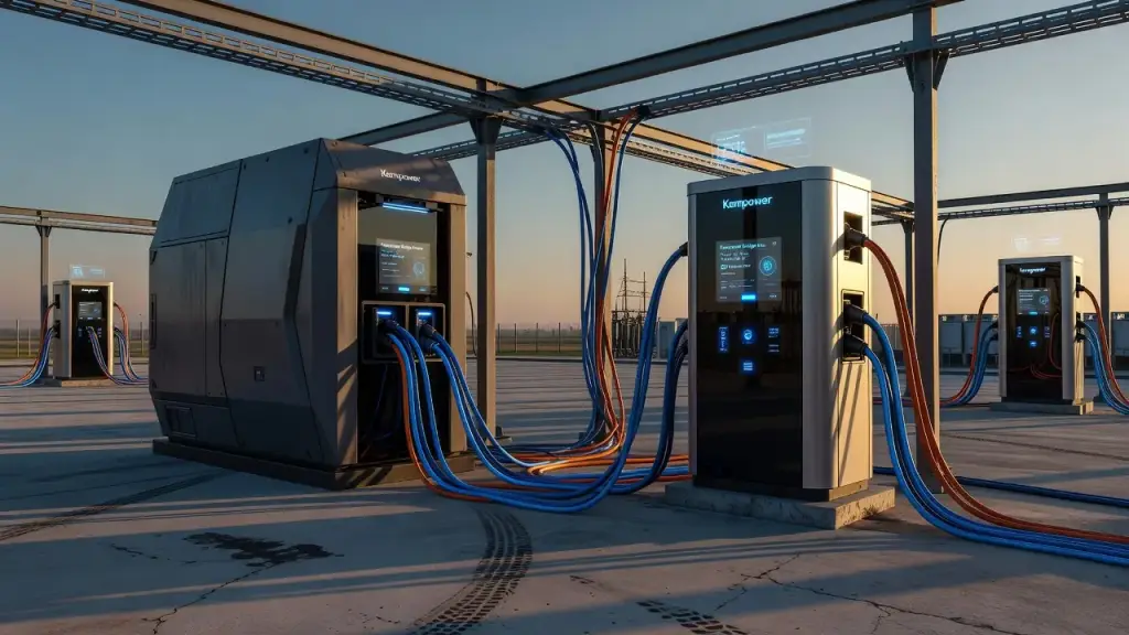 Kempower Charger Bridges Truck and Car Charging on One Site